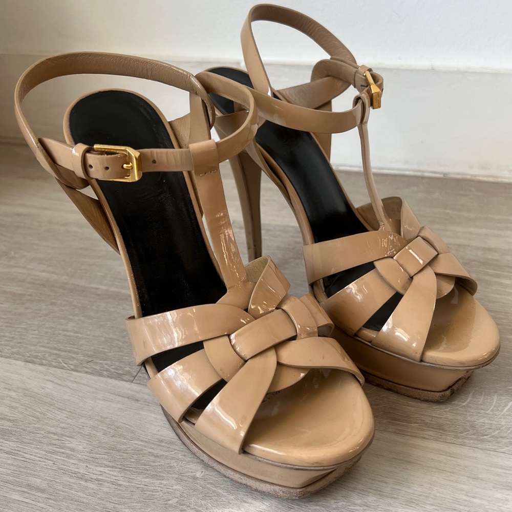 Saint Laurent Tribute Platform Sandals
